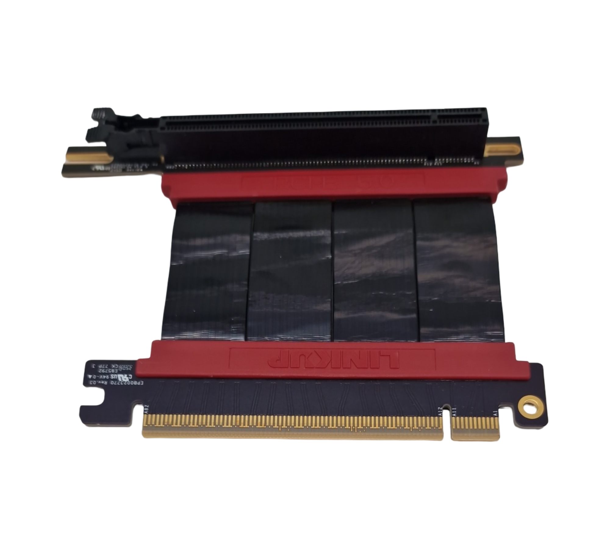 LINKUP AVA5 PCIE 5.0 Riser-Kabel x16 128GB/s GPU RTX5090 RX9070 kompatibel PCIe 4.0 N200R Ncase M2 WRX80 WRX90E