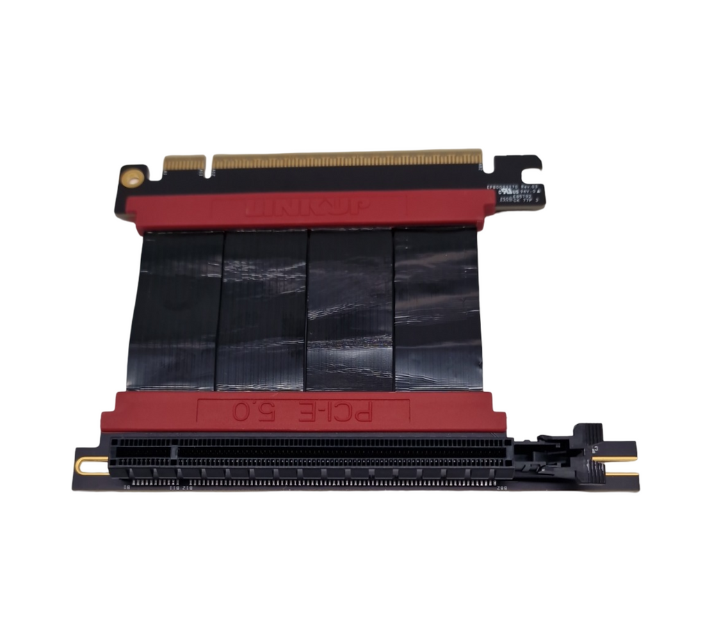 LINKUP AVA5 PCIE 5.0 Riser-Kabel x16 128GB/s GPU RTX5090 RX9070 kompatibel PCIe 4.0 N200R Ncase M2 WRX80 WRX90E