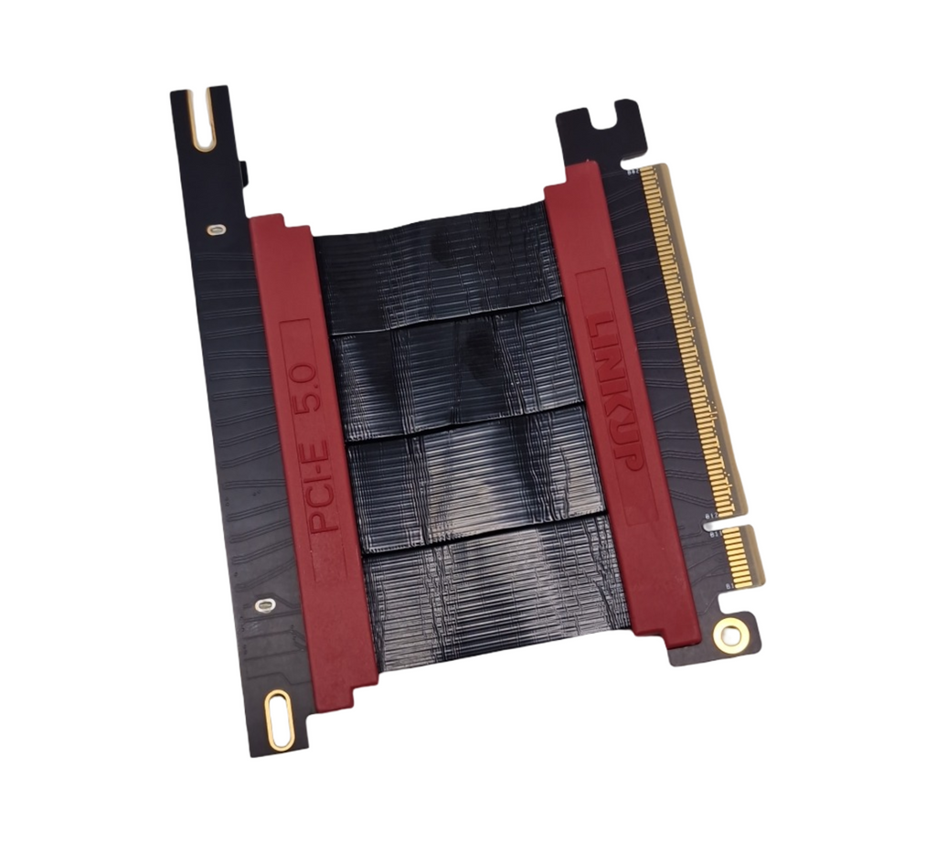 LINKUP AVA5 PCIE 5.0 Riser-Kabel x16 128GB/s GPU RTX5090 RX9070 kompatibel PCIe 4.0 N200R Ncase M2 WRX80 WRX90E