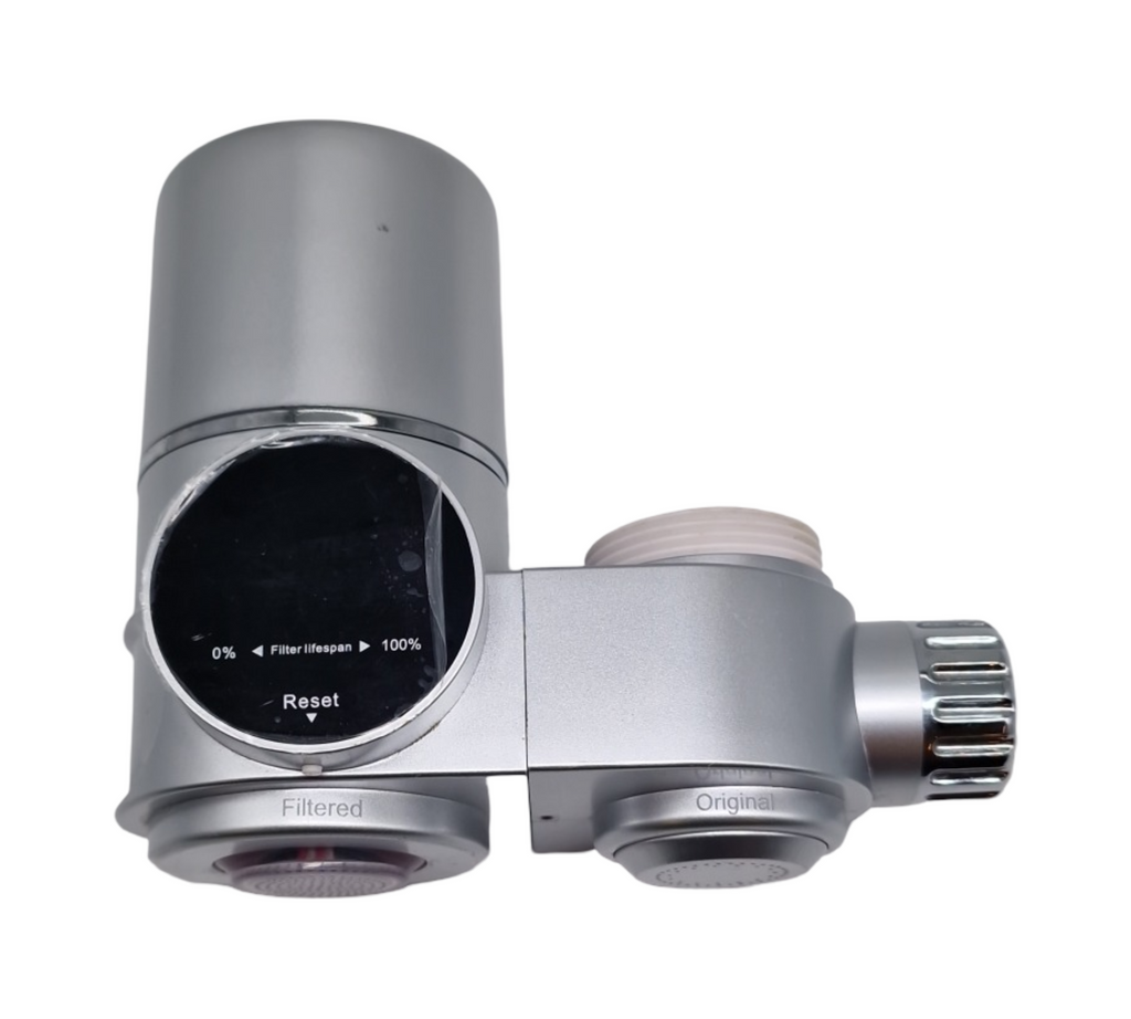 Wothfav Wasserfilter Wasserhahn Aktivkohle UV-Sterilisation LED-Anzeige mit 2 Filtern für Chlor und Schwermetalle