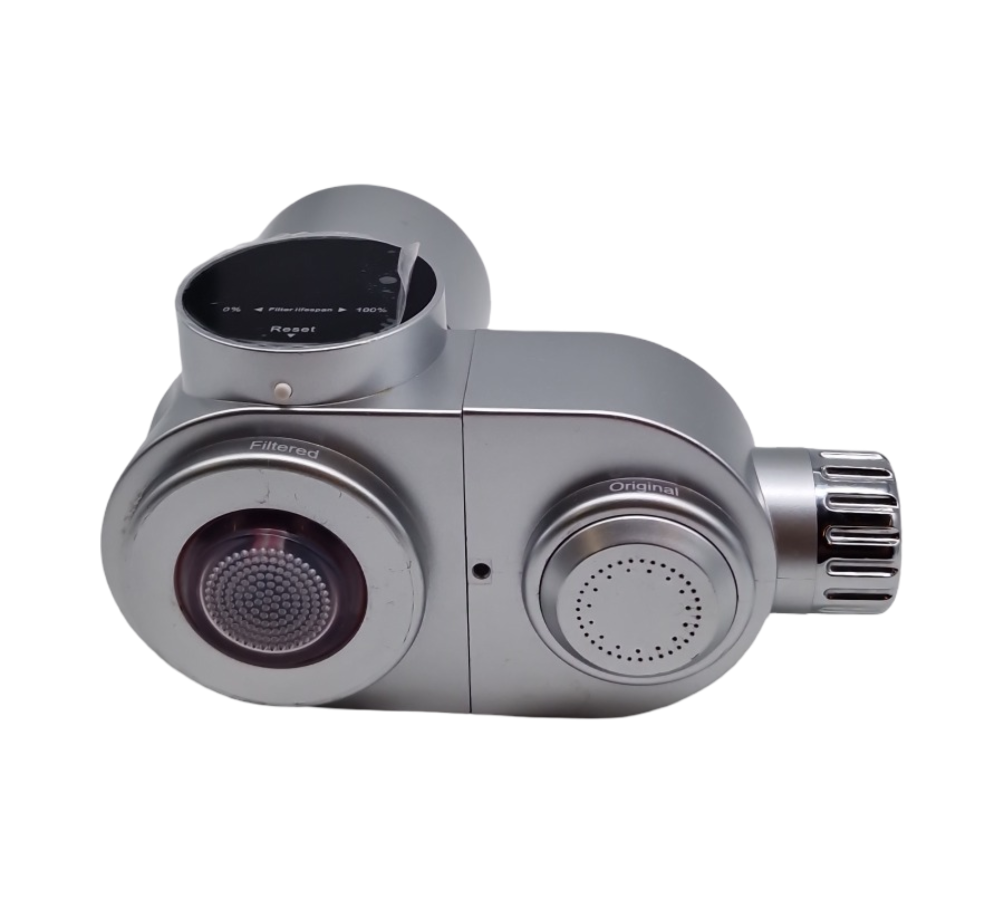 Wothfav Wasserfilter Wasserhahn Aktivkohle UV-Sterilisation LED-Anzeige mit 2 Filtern für Chlor und Schwermetalle