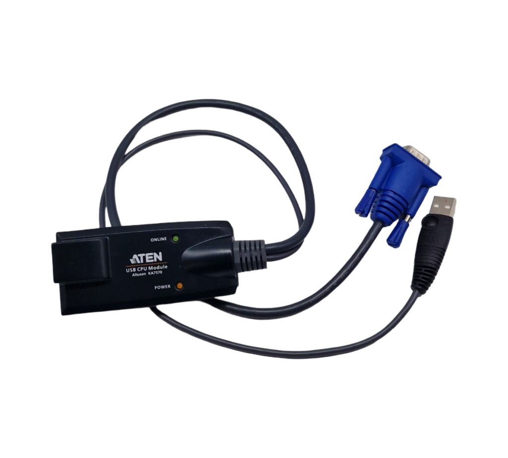 ATEN KA7570 KVM Adapterkabel USB VGA zu Cat5e/6 schwarz