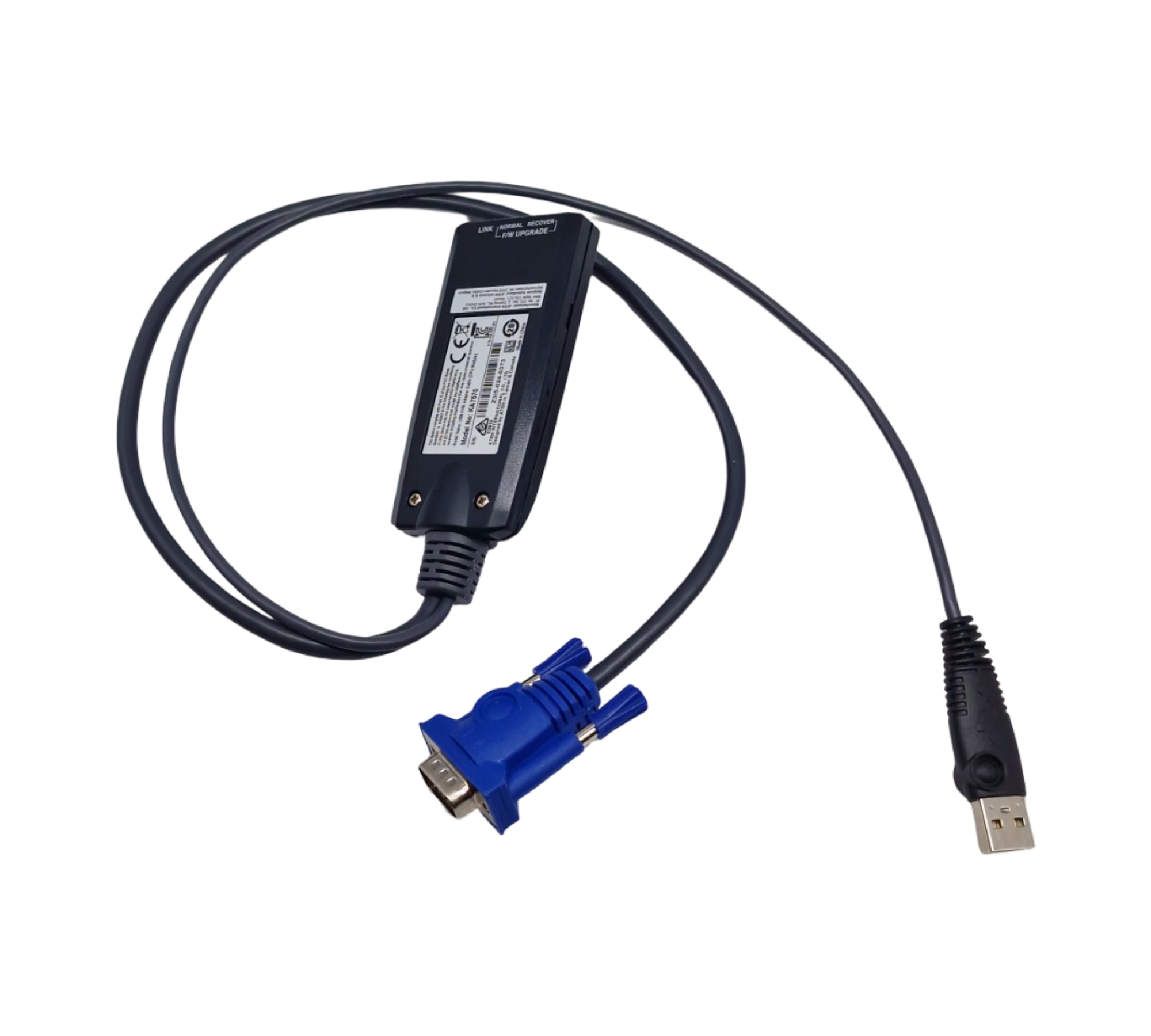 ATEN KA7570 KVM Adapterkabel USB VGA zu Cat5e/6 schwarz
