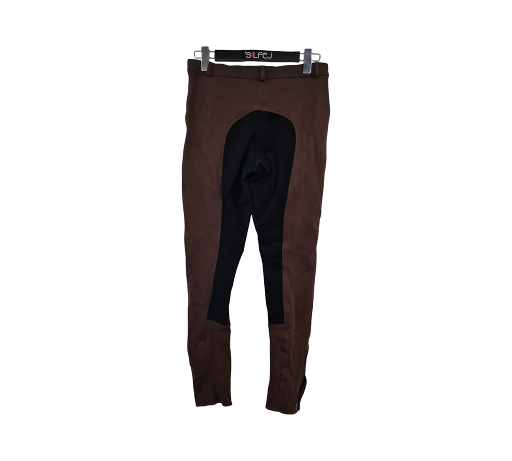 PFIFF Damen Reithose Vollbesatz braun schwarz Größe 40
