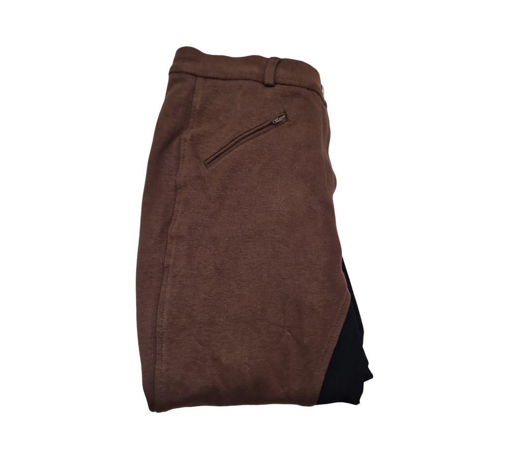 PFIFF Damen Reithose Vollbesatz braun schwarz Größe 40