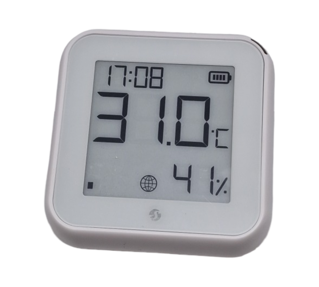 Shelly H&T Gen 3 Temperatur- und Luftfeuchtigkeitssensor 2er Pack Weiß Wi-Fi Bluetooth kein Hub erforderlich lange Batterie