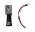 uxcell DC 24V Worm Gear Motor mit Encoder und Kabel 74rpm 25kgcm selbstsperrend hohe Drehmoment Geschwindigkeit Reduzierung