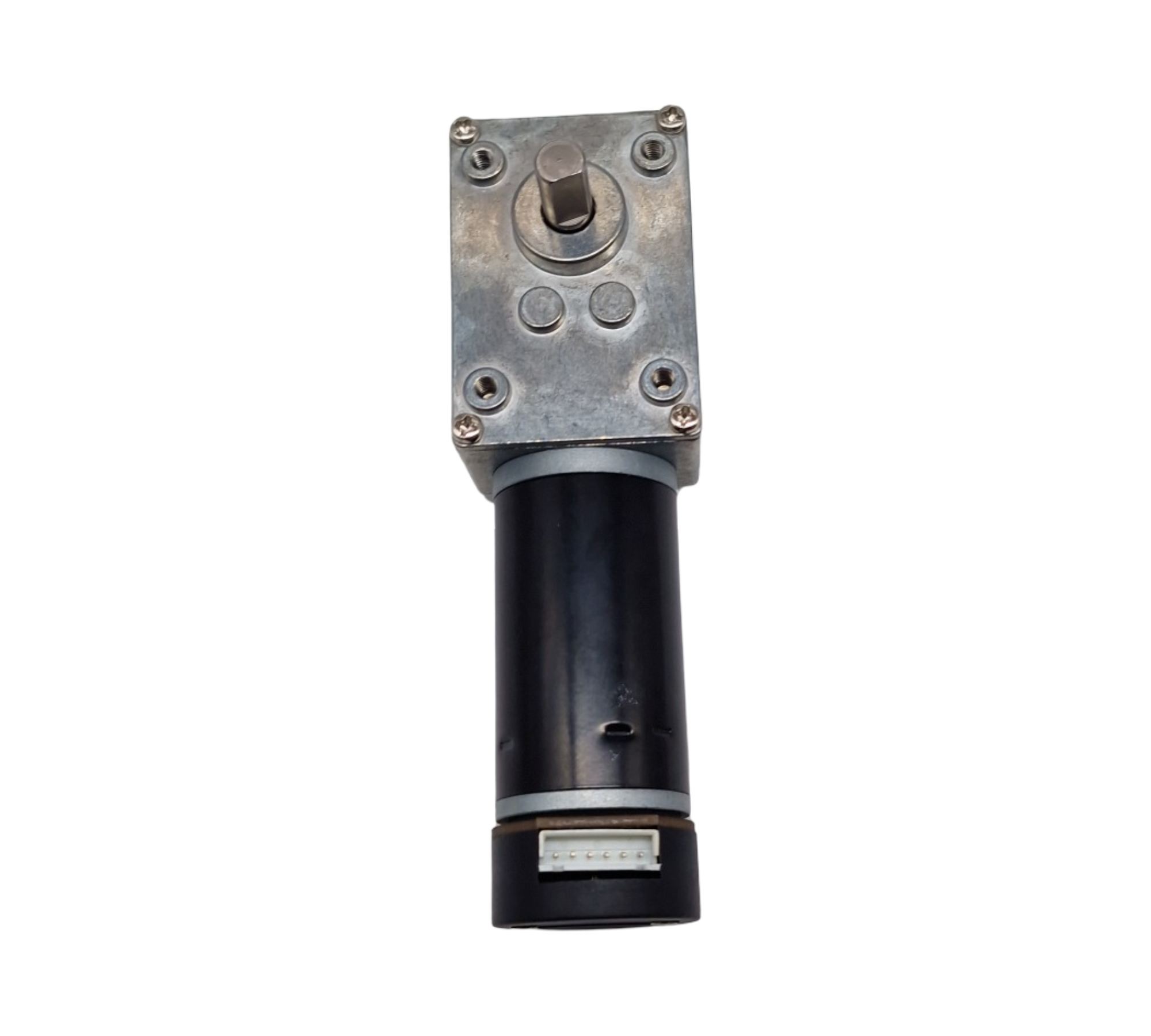 uxcell DC 24V Worm Gear Motor mit Encoder und Kabel 74rpm 25kgcm selbstsperrend hohe Drehmoment Geschwindigkeit Reduzierung