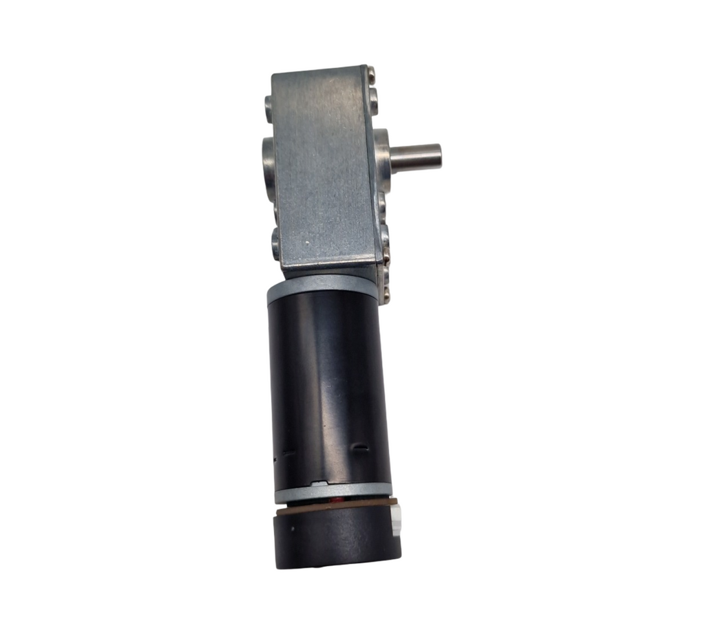 uxcell DC 24V Worm Gear Motor mit Encoder und Kabel 74rpm 25kgcm selbstsperrend hohe Drehmoment Geschwindigkeit Reduzierung