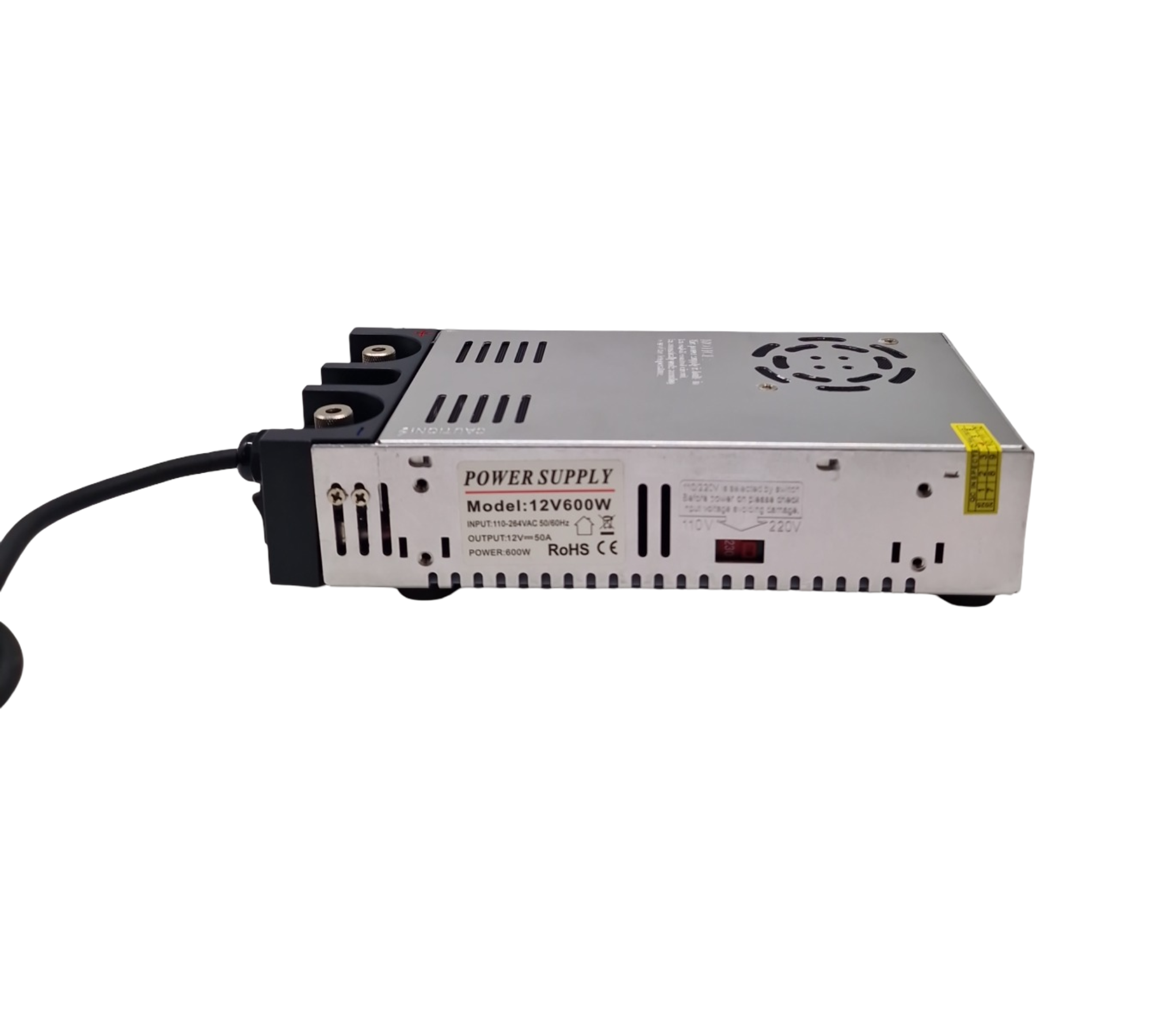IMAYCC Schaltnetzteil 12V 50A 600W Adapter Transformator für Standheizung LED-Beleuchtung 110V AC auf DC