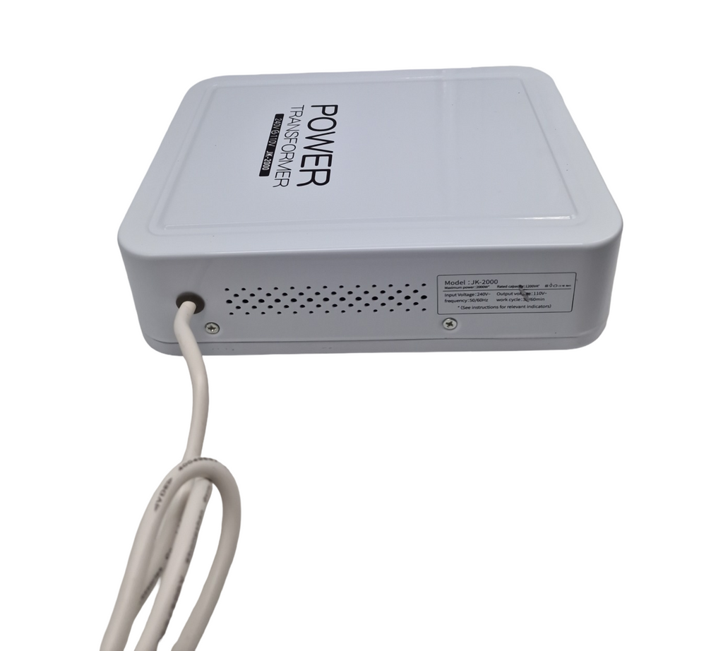 uyoyous 2000W Spannungswandler Step Down Transformer 220V-240V auf 100V-120V mit Temperaturkontrolle UK auf US