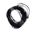 Cat 7 Netzwerkkabel 50m S/FTP Hochgeschwindigkeit 10Gbit/s 600MHz flach Outdoor Indoor mit 50 Clips