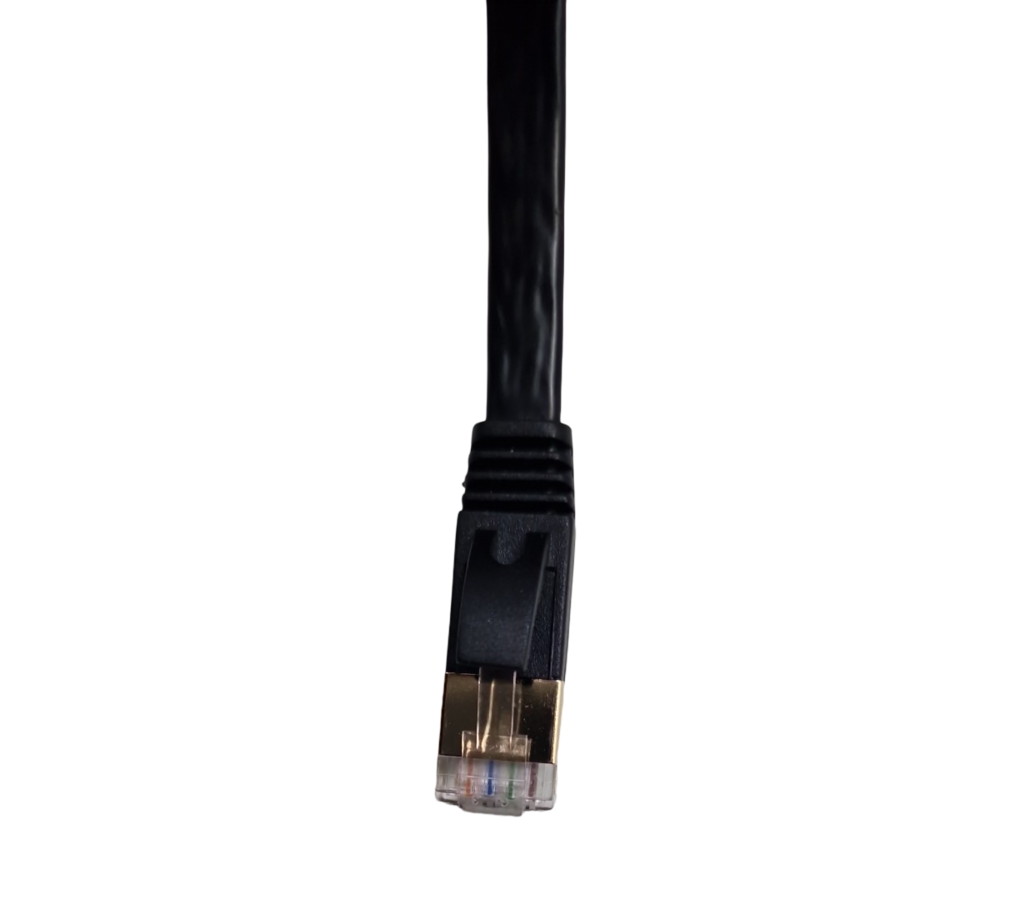 Cat 7 Netzwerkkabel 50m S/FTP Hochgeschwindigkeit 10Gbit/s 600MHz flach Outdoor Indoor mit 50 Clips