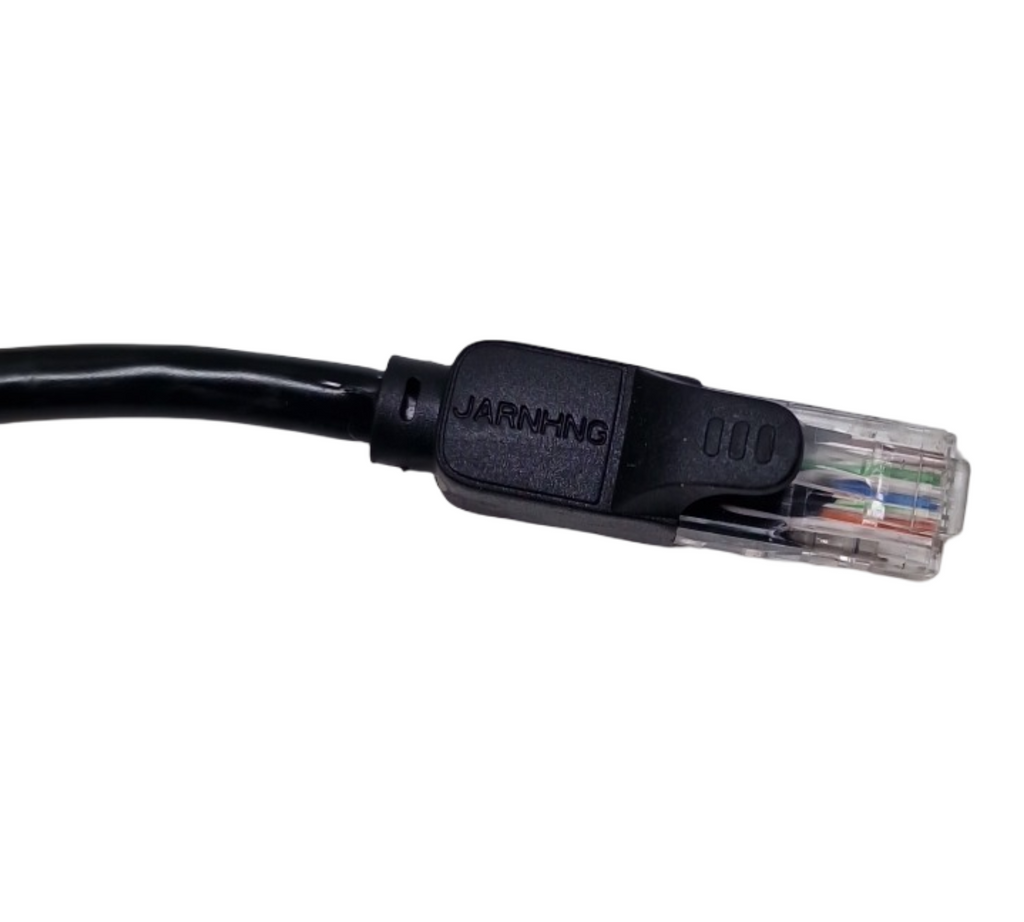 JARNHNG Ethernet Kabel Cat 6 100m Lan RJ45 schwarz hohe Geschwindigkeit 10gbps für Gaming Computer