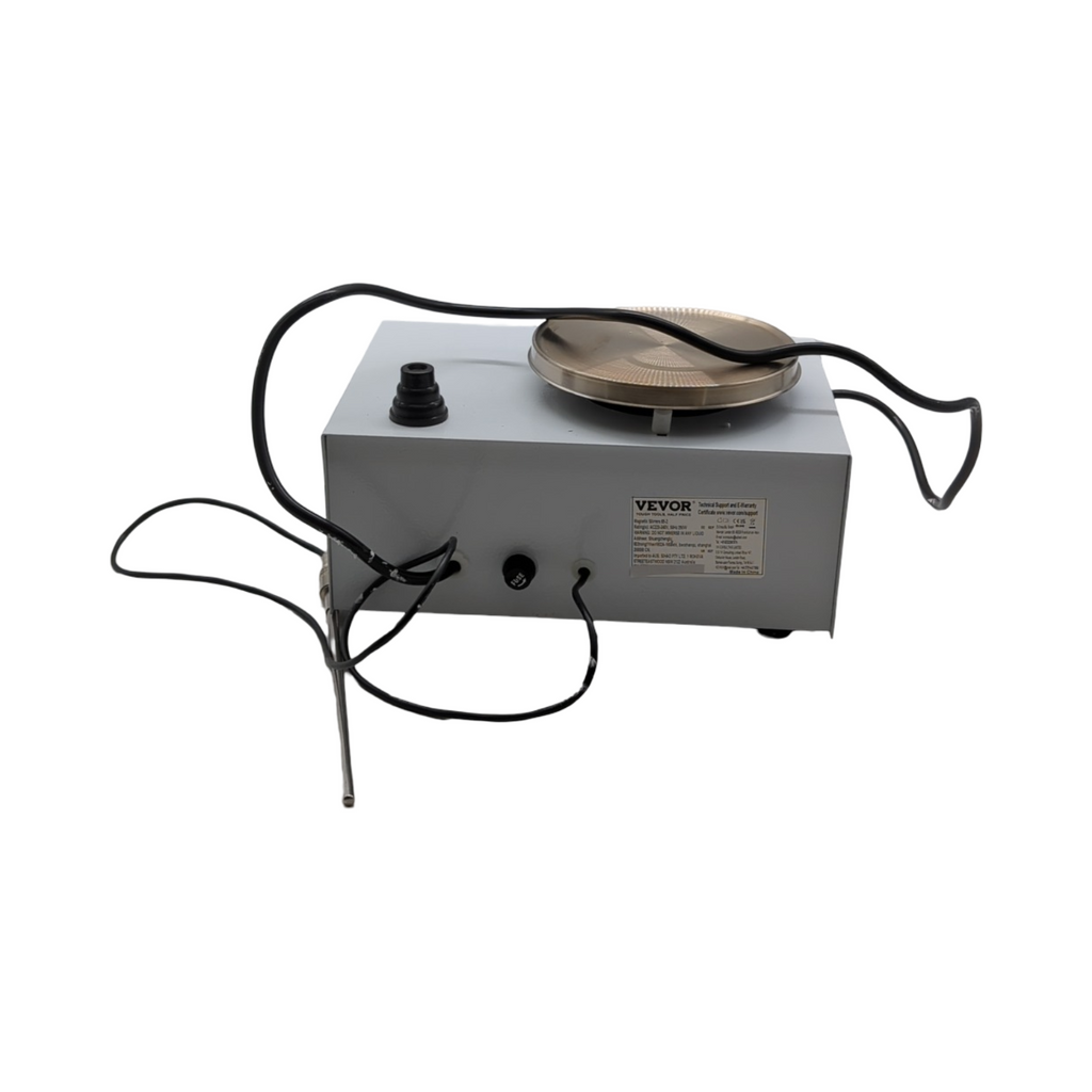 VEVOR Magnetrührer mit Heizplatte 1500 U/min 250 W Rührplatte einstellbare Drehzahl Stützständer 1000 ml