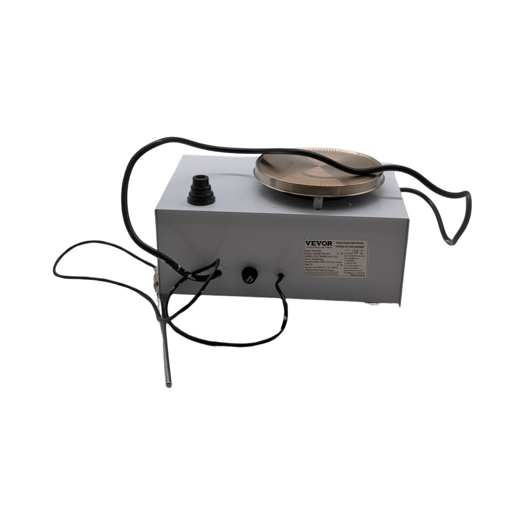 VEVOR Magnetrührer mit Heizplatte 1500 U/min 250 W Rührplatte einstellbare Drehzahl Stützständer 1000 ml