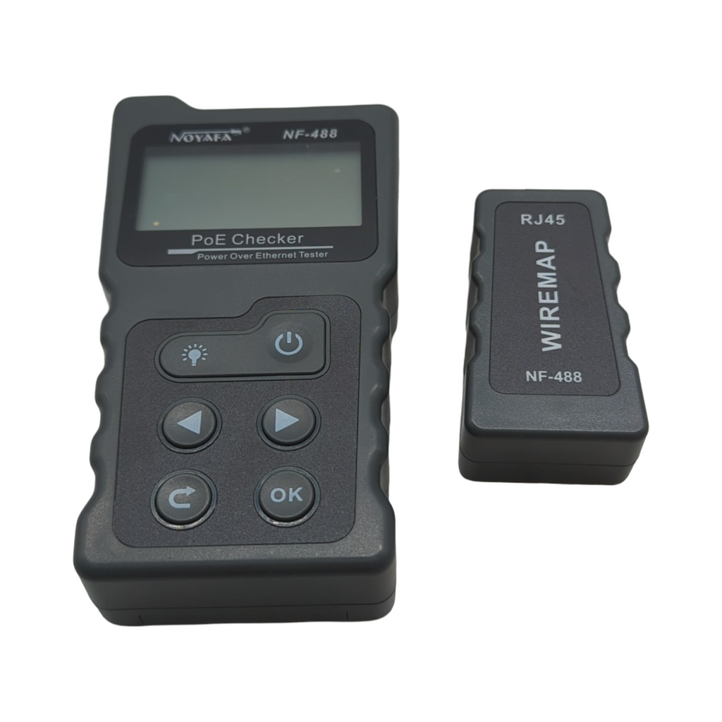 Hancaner Netzwerk Kabeltester RJ45 Ethernet LAN Prüfer PoE Checker Patchkabel Leitungstester