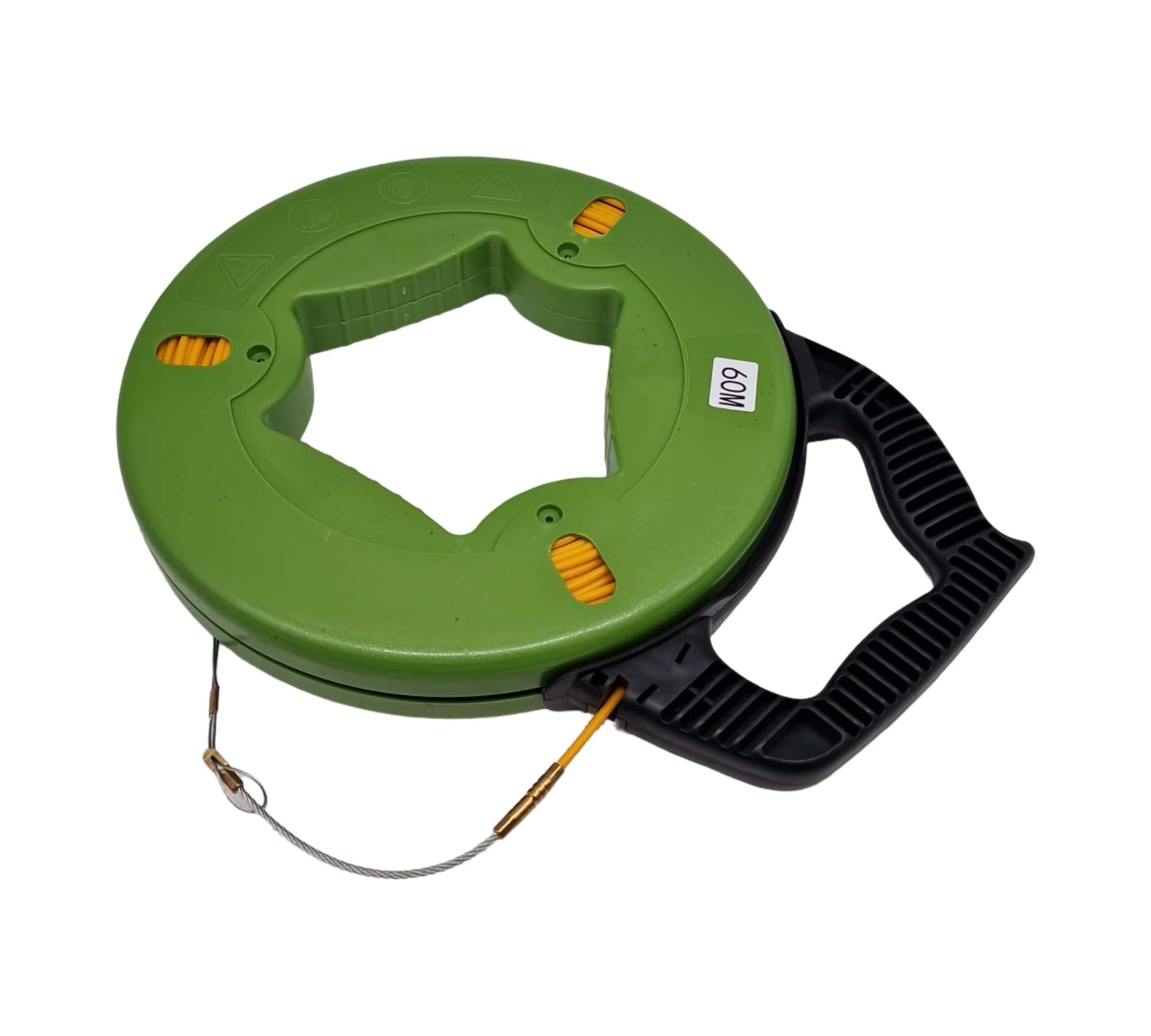 Ovshnrr Tire Fils Electrique 60m 4mm Kabelziehhilfe mit Führungsfeder für Elektroinstallation