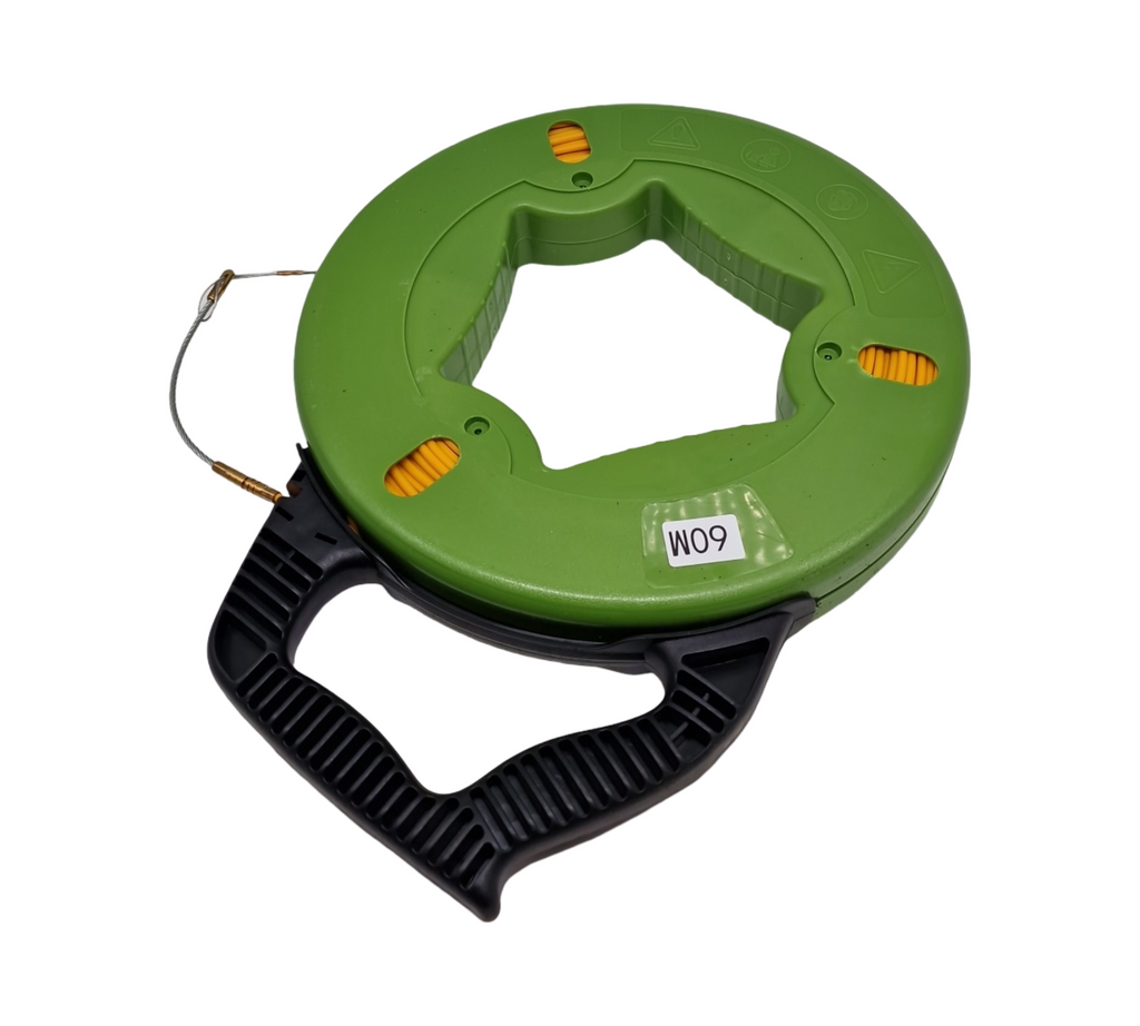 Ovshnrr Tire Fils Electrique 60m 4mm Kabelziehhilfe mit Führungsfeder für Elektroinstallation