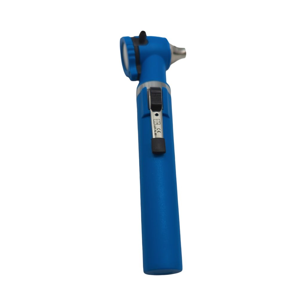 Gima Gimalux Glasfaser-Otoskop professionell Kunststoff leicht langlebig latexfrei blau