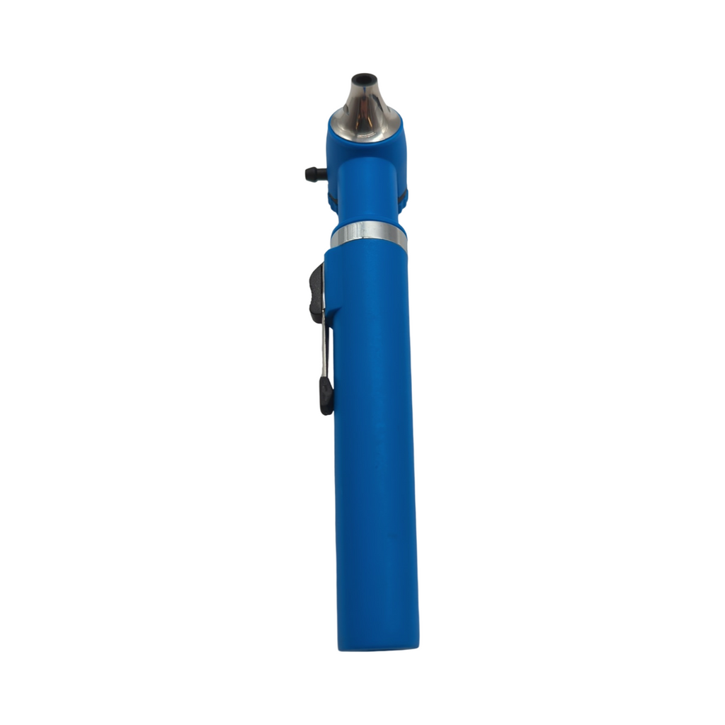 Gima Gimalux Glasfaser-Otoskop professionell Kunststoff leicht langlebig latexfrei blau