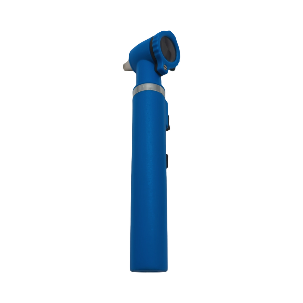 Gima Gimalux Glasfaser-Otoskop professionell Kunststoff leicht langlebig latexfrei blau