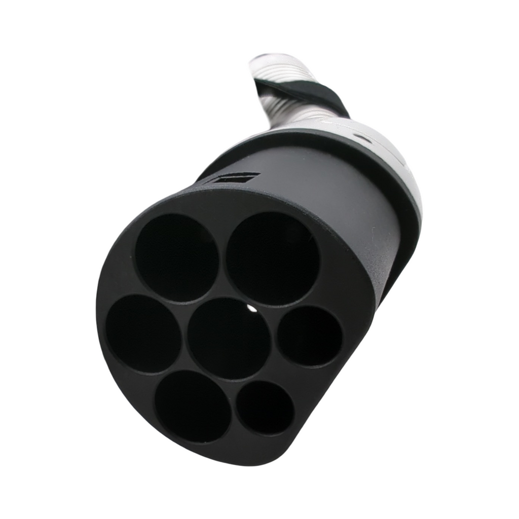 EVify Typ 2 Spiralladekabel 11kW Ladekabel 3-phasig platzsparend 5m 16A für Elektroauto Hybrid inkl Kabeltasche