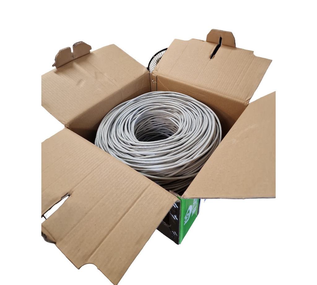 Cat6 Ethernet Kabel 305m Bulk LAN Kabel AWG24 1Gbps 250MHz für Internet