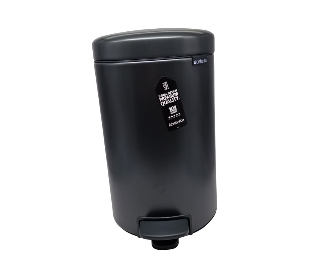 Brabantia NewIcon Treteimer 12L Soft Close Antirutsch Deckel anti-geruch Innenbehälter Kunststoff kompakt