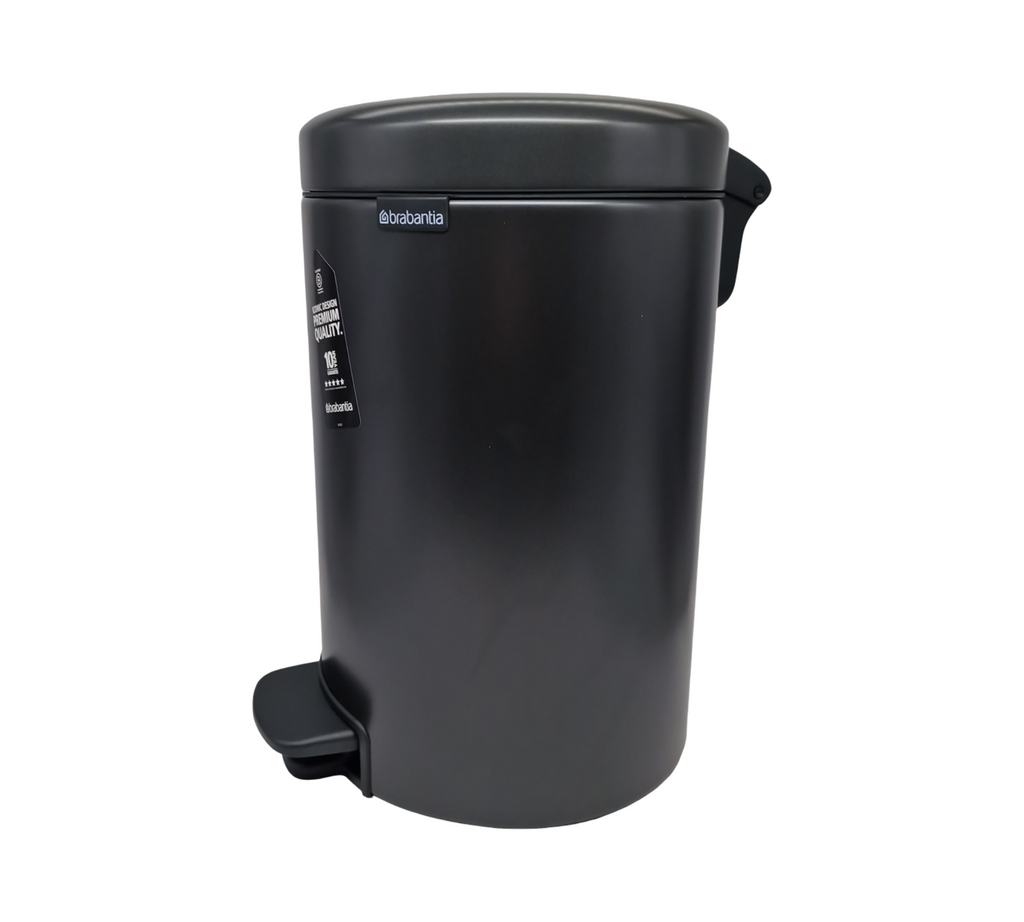 Brabantia NewIcon Treteimer 12L Soft Close Antirutsch Deckel anti-geruch Innenbehälter Kunststoff kompakt