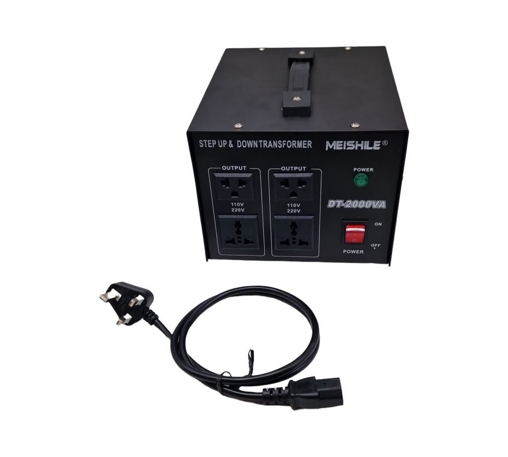 MEISHILE Transformer 2000W Spannungswandler Step Up Down AC-AC 220V auf 110V 230V UK US