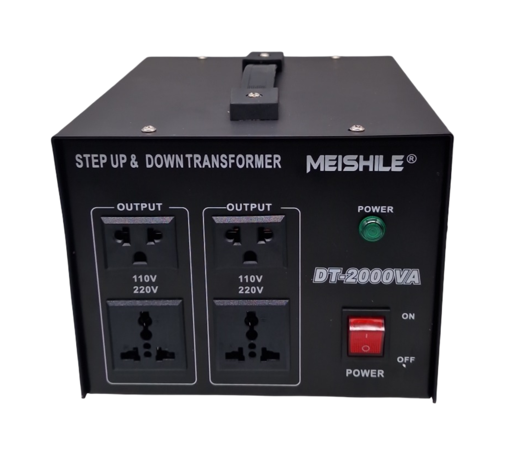 MEISHILE Transformer 2000W Spannungswandler Step Up Down AC-AC 220V auf 110V 230V UK US