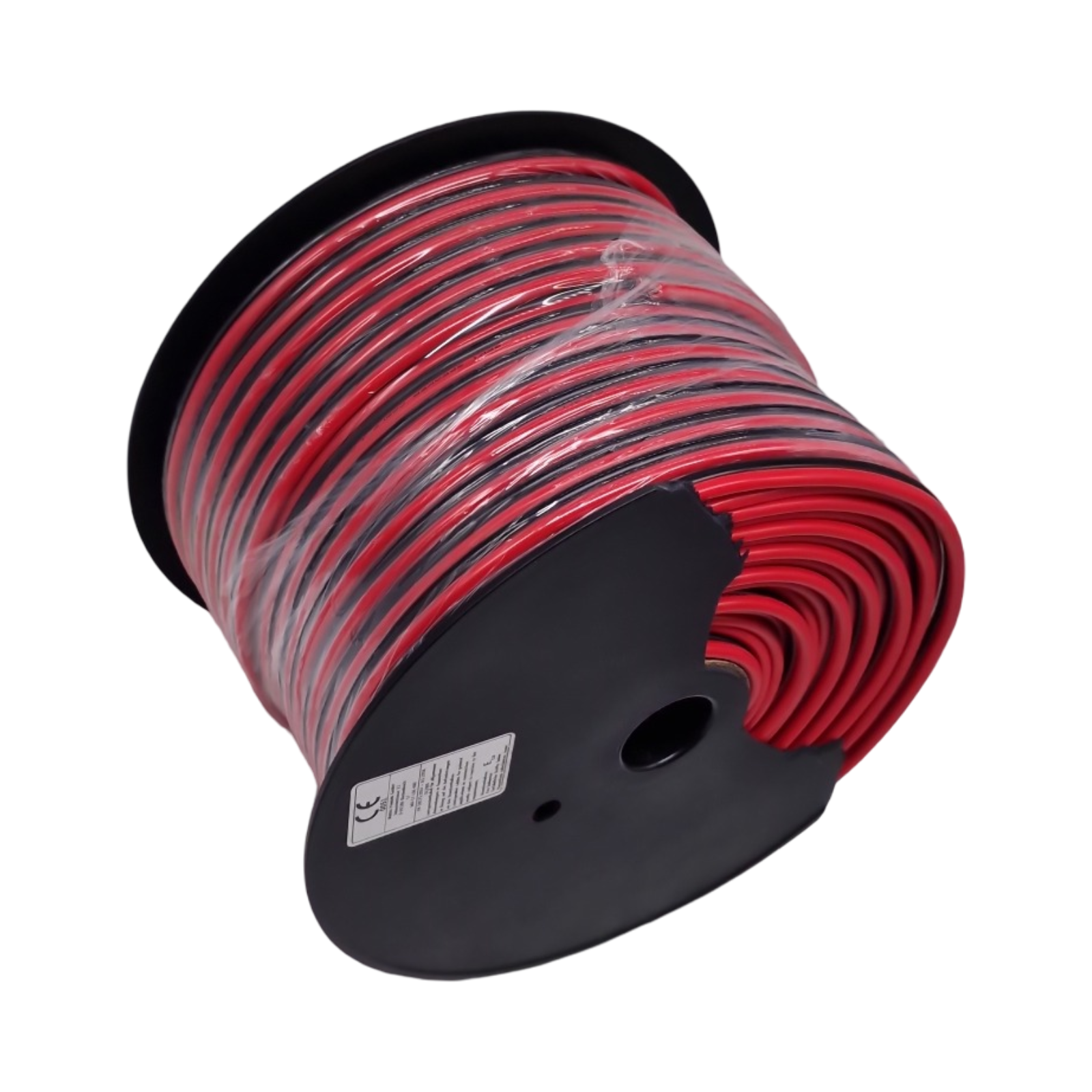 Lautsprecherkabel 2x4,00mm² Kabel rot schwarz 100m Spule