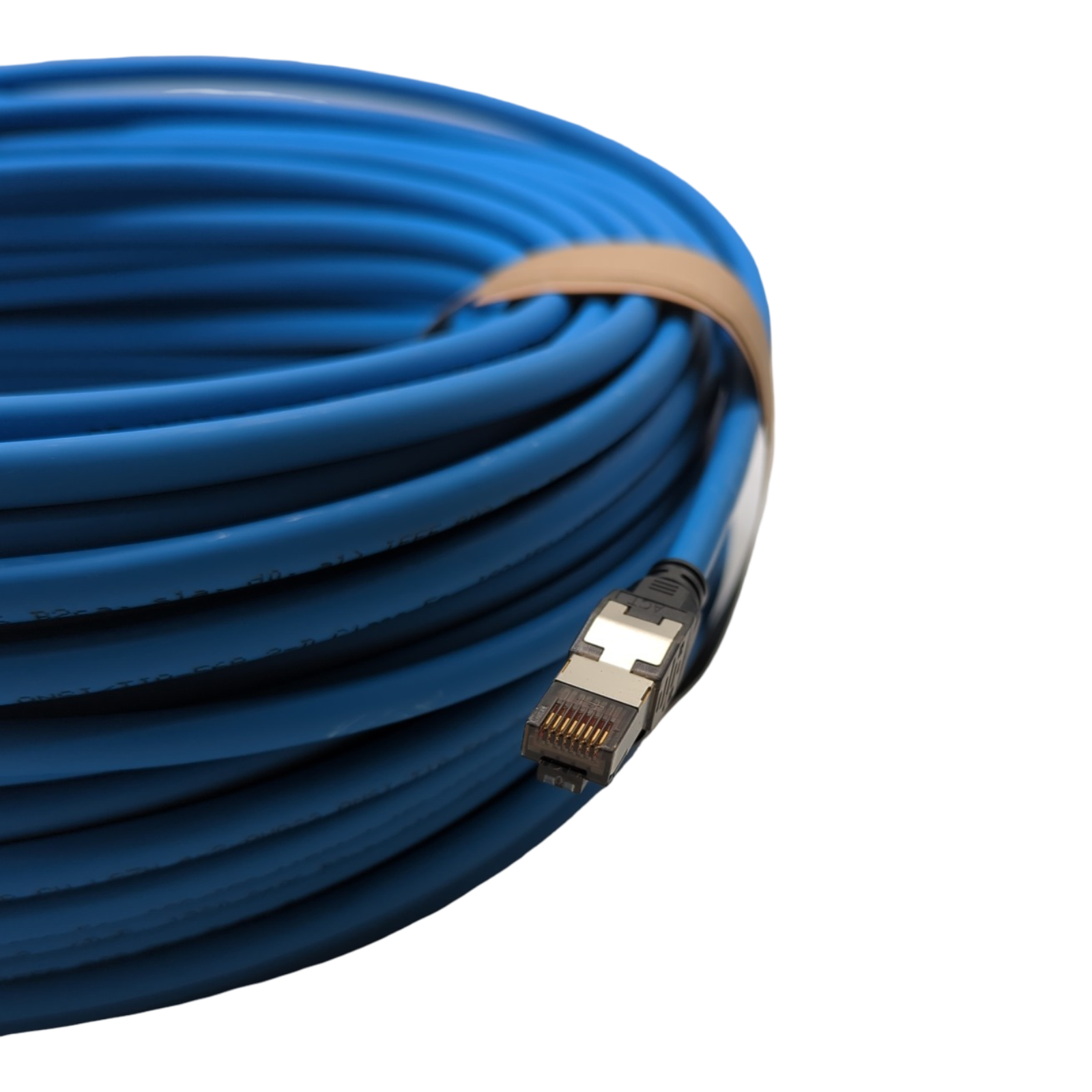 ACT CAT6A S/FTP Netzwerkkabel 70m blau B2ca vorkonfektioniert PoE++ 100W RJ45-Stecker