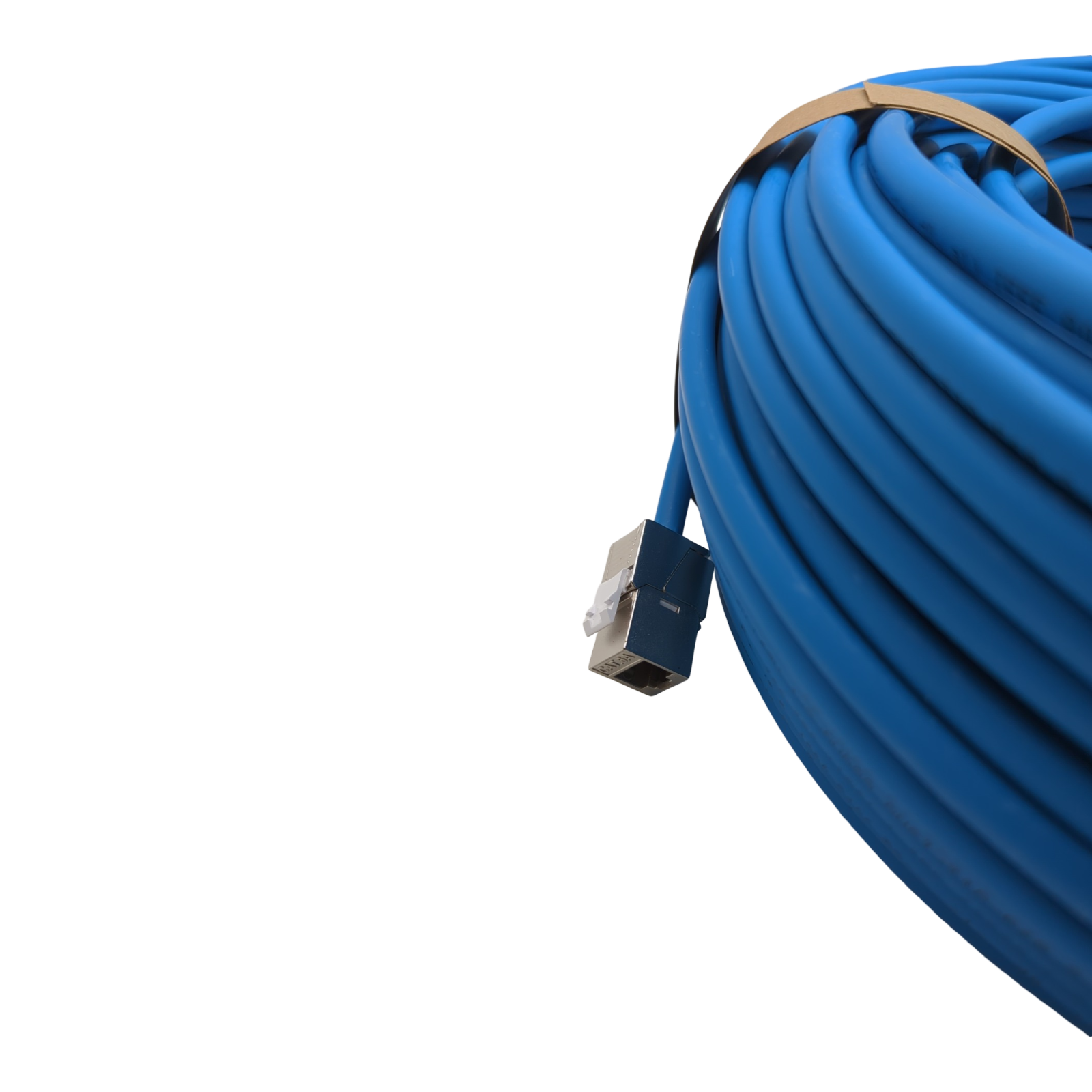 ACT CAT6A S/FTP Netzwerkkabel 70m blau B2ca vorkonfektioniert PoE++ 100W RJ45-Stecker