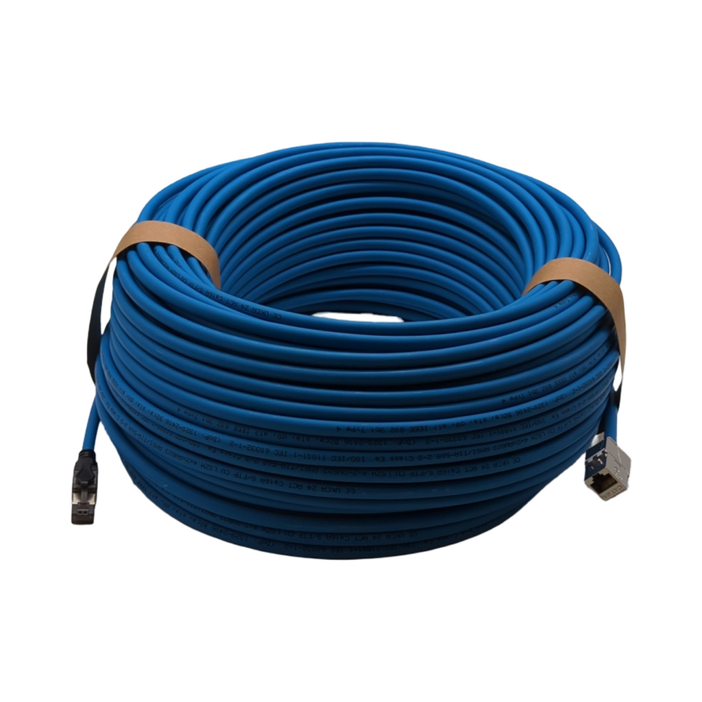ACT CAT6A S/FTP Netzwerkkabel 70m blau B2ca vorkonfektioniert PoE++ 100W RJ45-Stecker