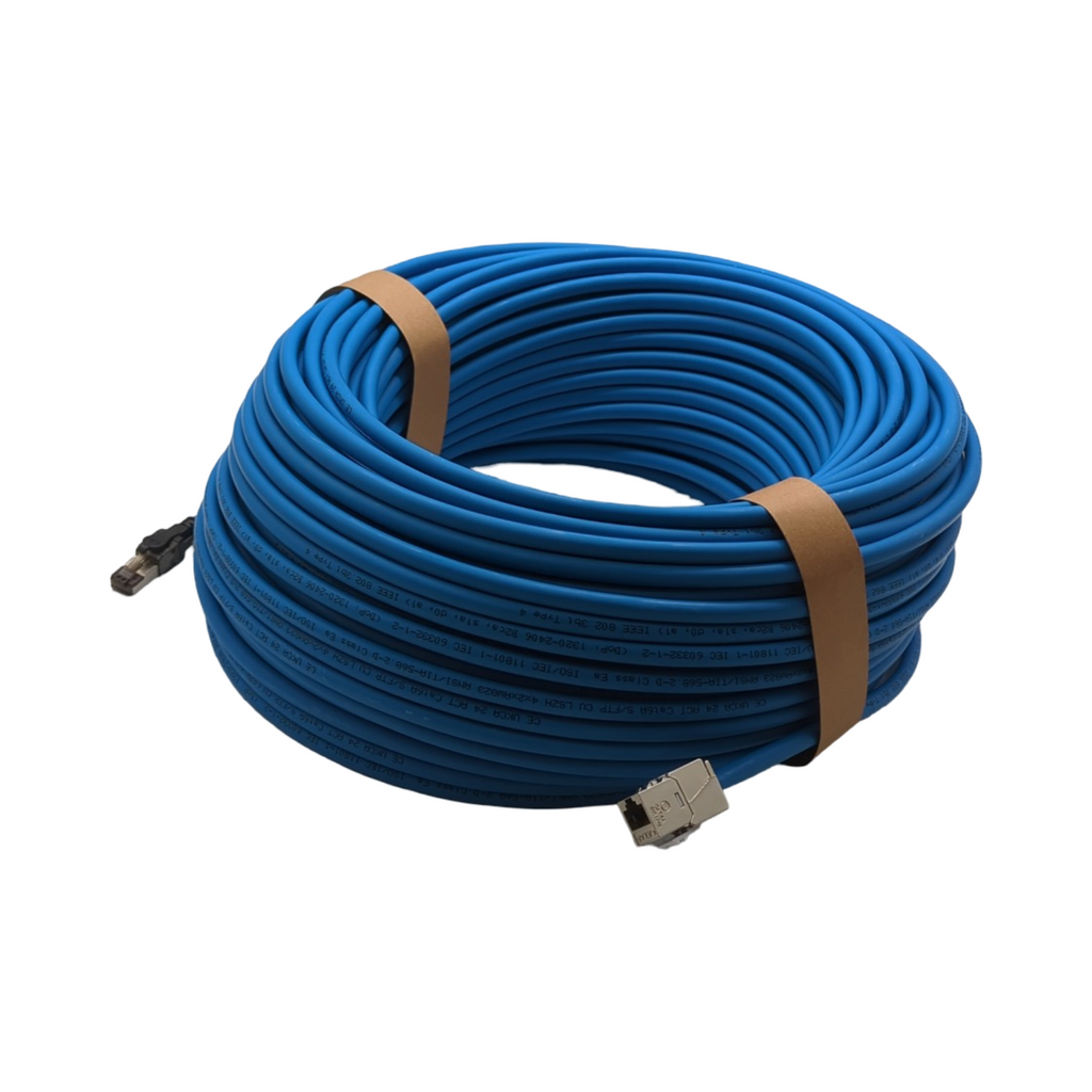 ACT CAT6A S/FTP Netzwerkkabel 70m blau B2ca vorkonfektioniert PoE++ 100W RJ45-Stecker