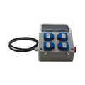 ATOLE Baustellenkoffer einphasig 4 Steckdosen 9 Module IP54 IK08 16A 250V