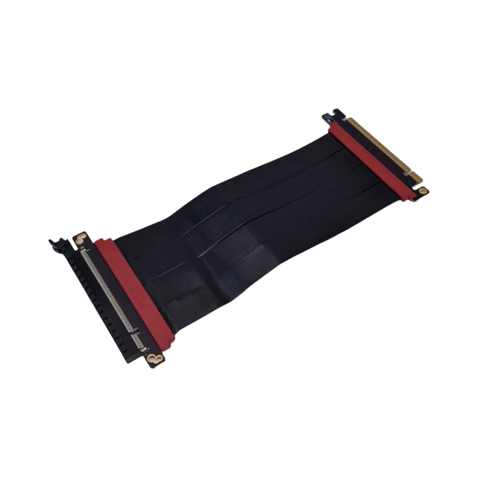 LINKUP AVA5 PCIe 5.0 Riser-Kabel Gerade Schwarz GPU x16 128GB/s Kompatibel mit RTX5090 RX9070 PCIe 4.0 WRX80 WRX90E
