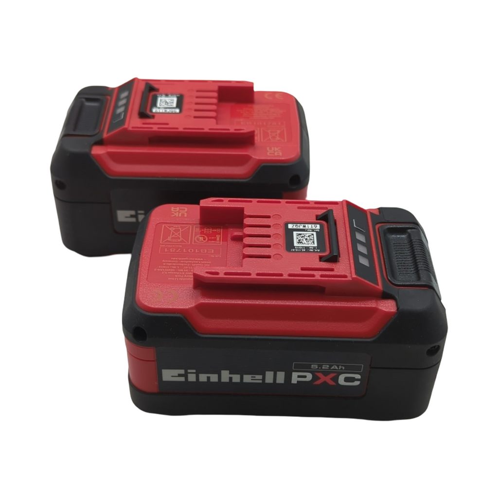 Einhell Power X-Change Twinpack 5,2 Ah Li-Ion Akku Set 18V 2 Stück universell für PXC-Geräte