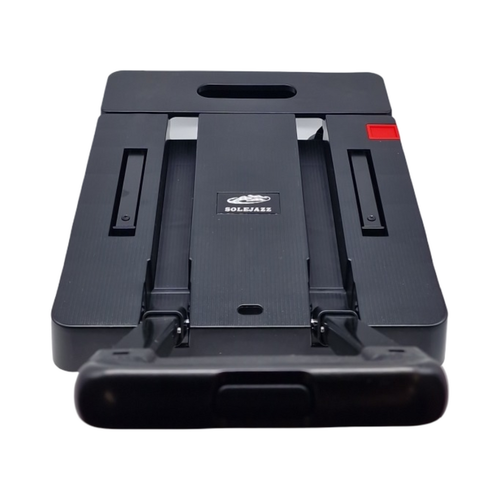SOLEJAZZ Handtransportwagen klappbar tragbar 227kg 6 Räder 2 Spanngurte für Umzug Gepäck