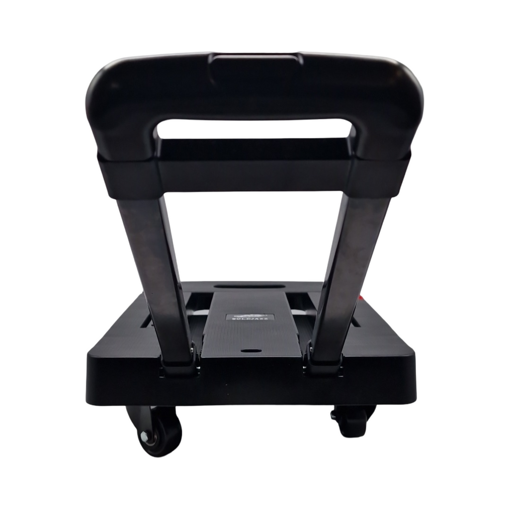 SOLEJAZZ Handtransportwagen klappbar tragbar 227kg 6 Räder 2 Spanngurte für Umzug Gepäck
