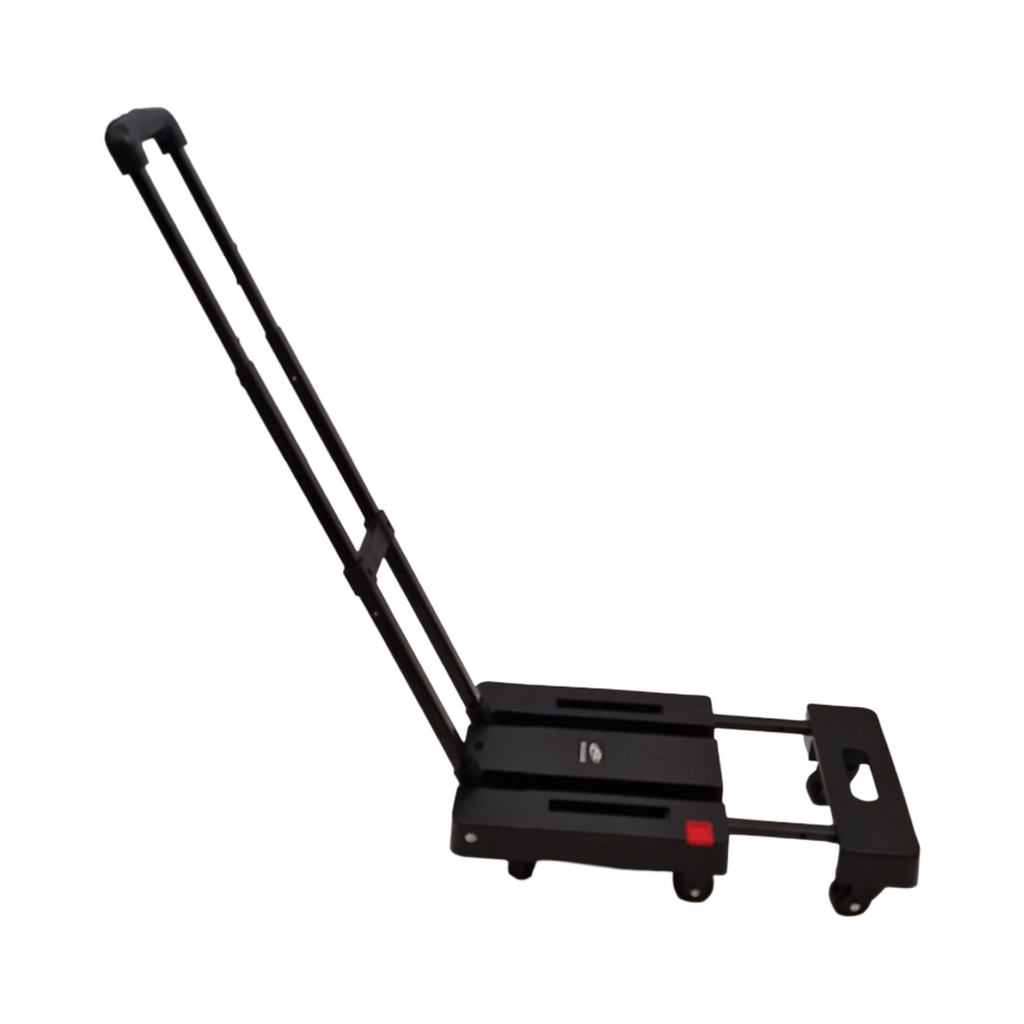 SOLEJAZZ Handtransportwagen klappbar tragbar 227kg 6 Räder 2 Spanngurte für Umzug Gepäck