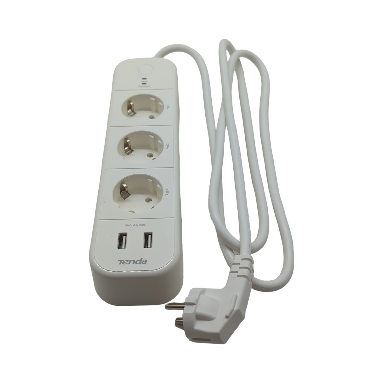 Tenda SP15 WLAN-Steckdosenleiste 3 Steckplätze 2 USB-Ports Überspannungsschutz Timer