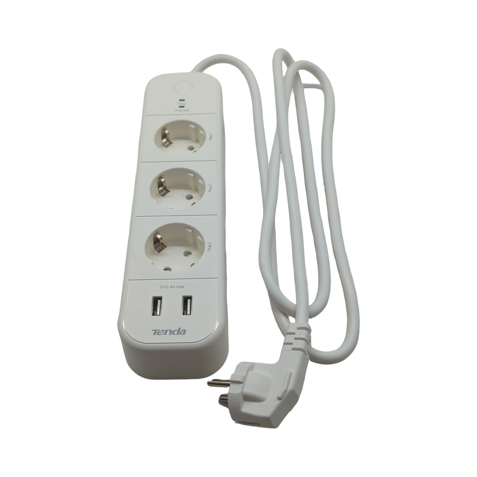 Tenda SP15 WLAN-Steckdosenleiste 3 Steckplätze 2 USB-Ports Überspannungsschutz Timer
