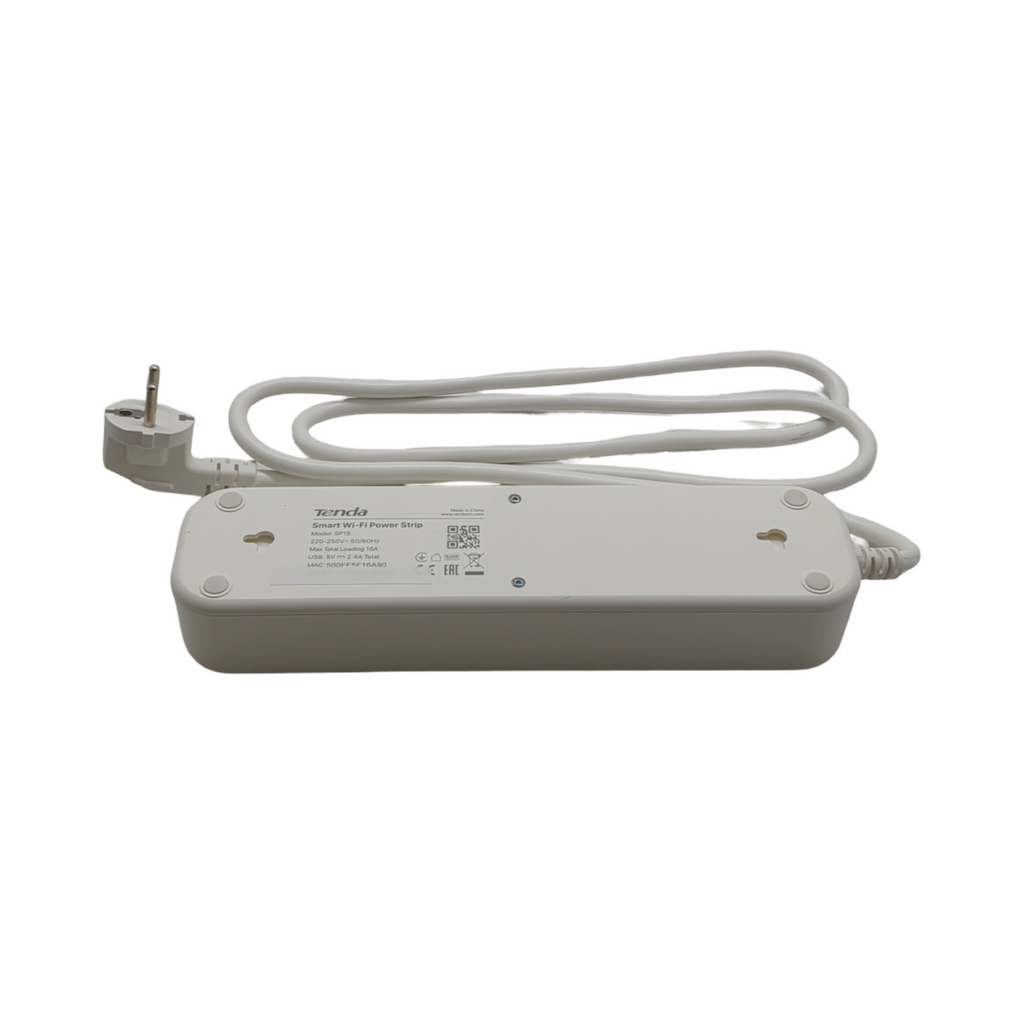 Tenda SP15 WLAN-Steckdosenleiste 3 Steckplätze 2 USB-Ports Überspannungsschutz Timer