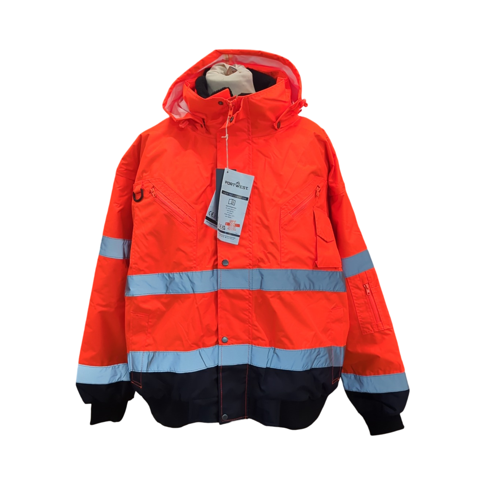 Portwest C465ONR5XL Bomberjacke 3 in 1 Bicolor Orange/Blau 5XL