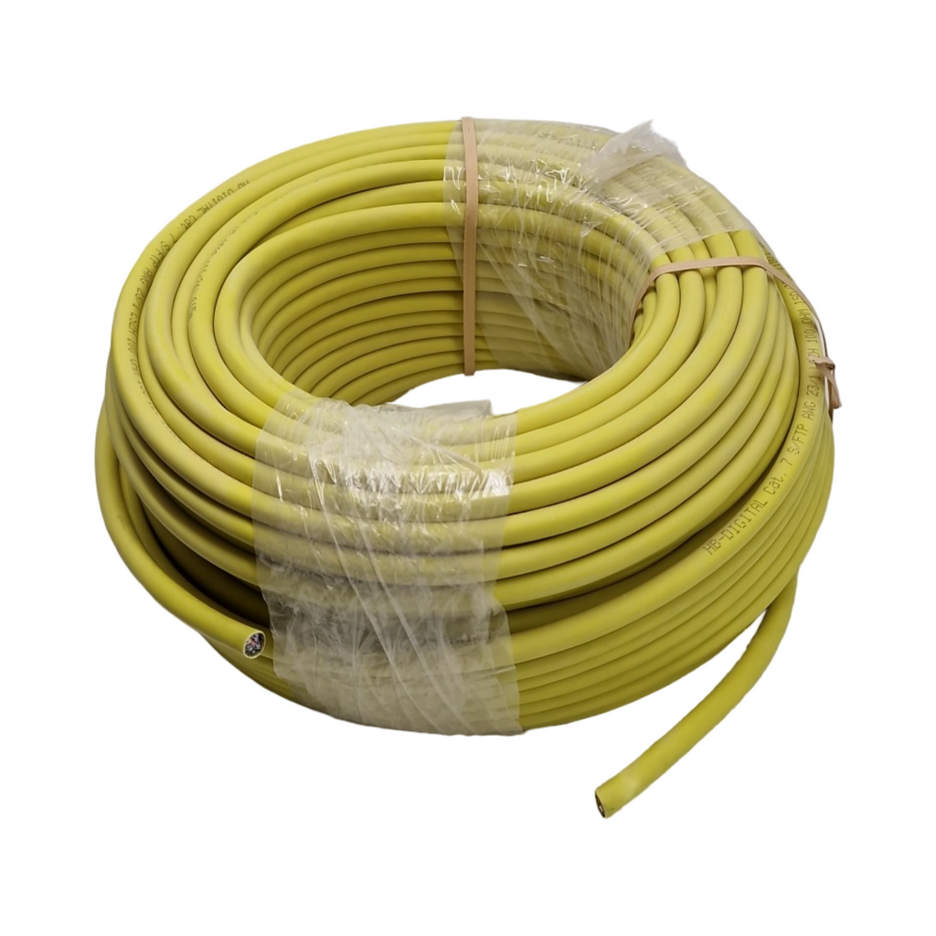 HB Digital Cat7 Netzwerkkabel S/FTP PIMF LSZH halogenfrei gelb 50m