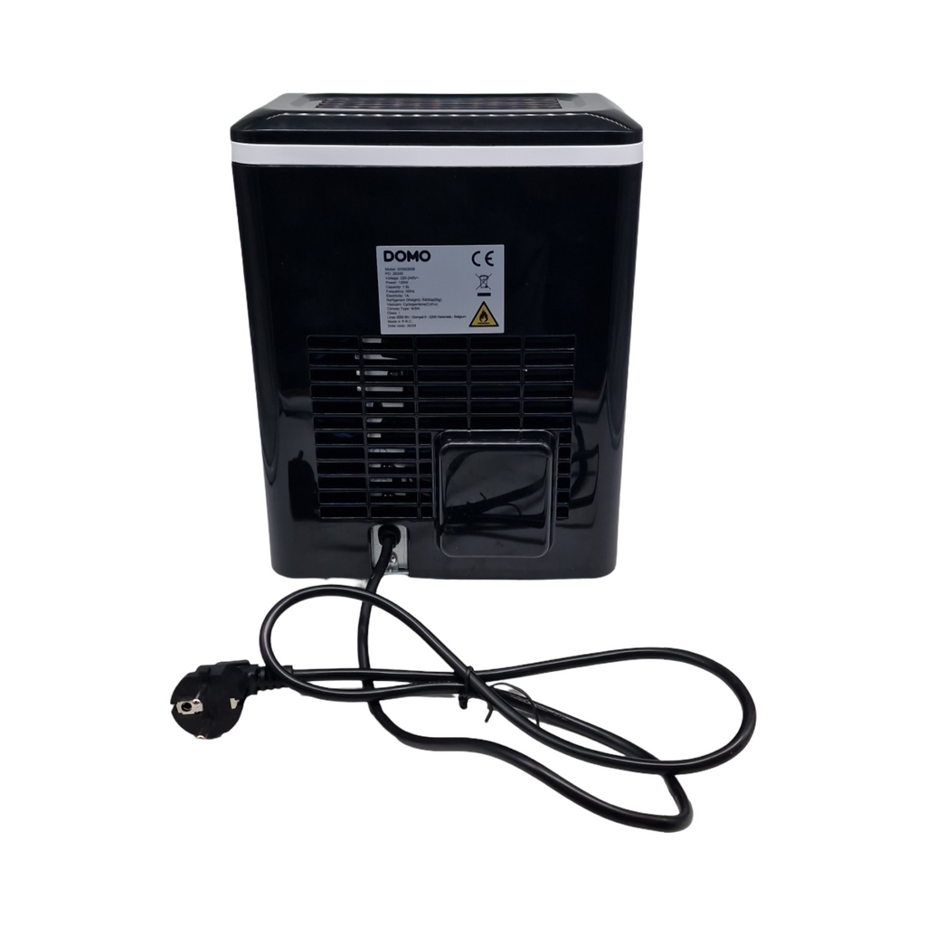 DOMO DO9220IB Eiswürfelbereiter Eiswürfelmaschine 12kg pro 24h 1,5L Tank Schwarz