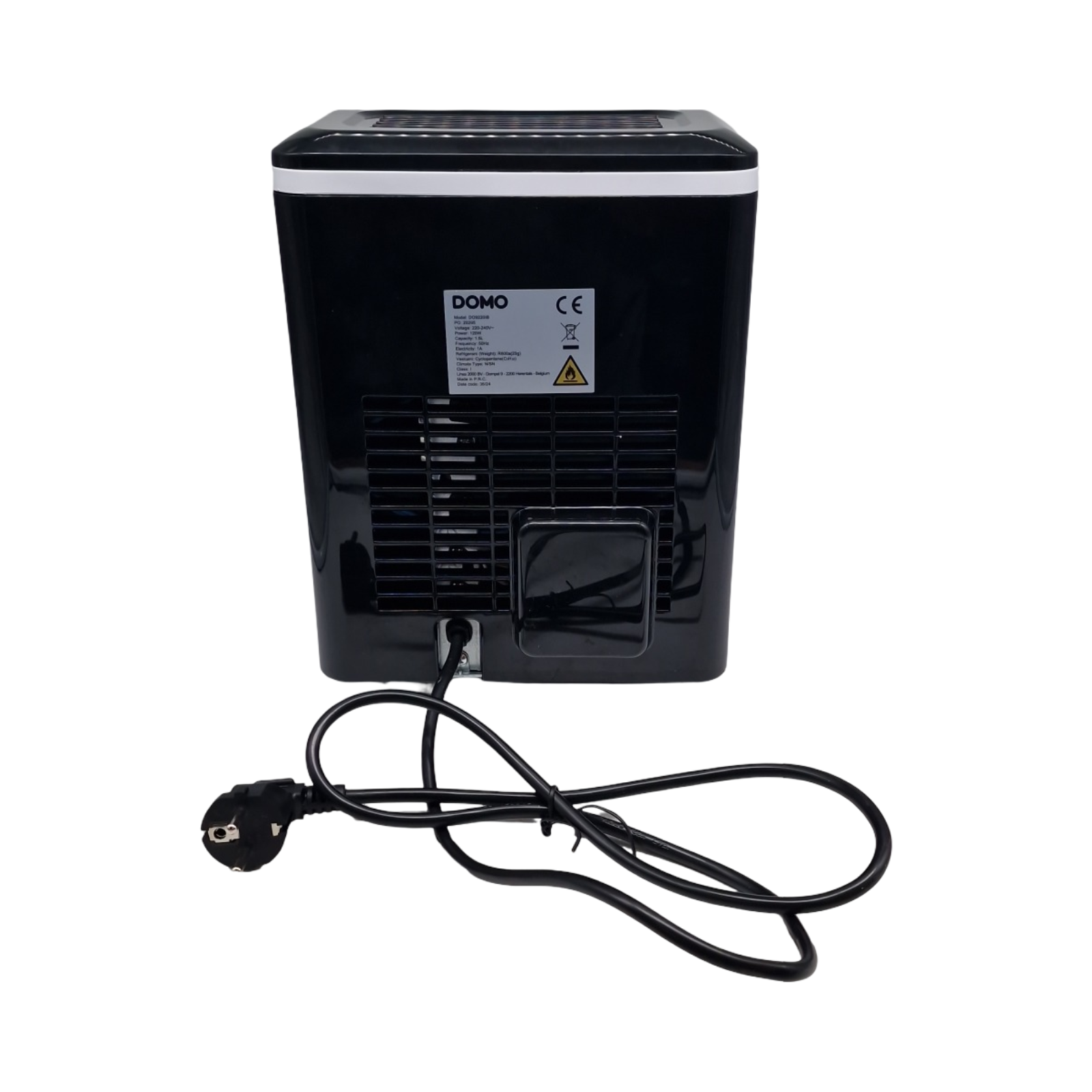 DOMO DO9220IB Eiswürfelbereiter Eiswürfelmaschine 12kg pro 24h 1,5L Tank Schwarz